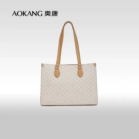 奥康女包印花手提包大容量托特包时尚百搭气质女士包包母亲节礼物商品大图