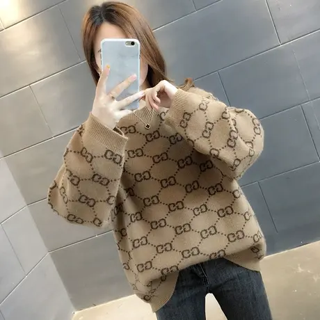 毛衣女装2023年新款秋冬季女士秋款秋装宽松外穿上衣服打底衫洋气图片