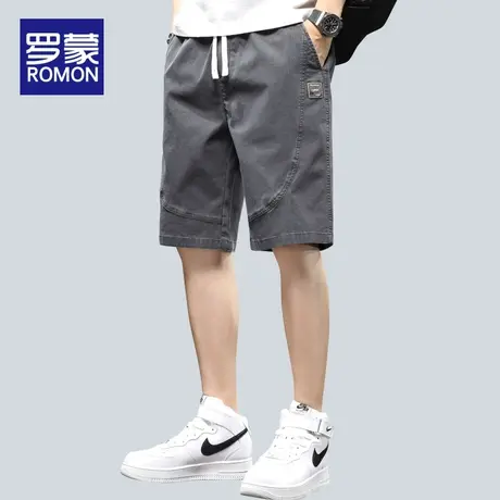 夏天休闲短裤男夏季薄款男士五分裤2022新款宽松直筒5分中裤男款商品大图