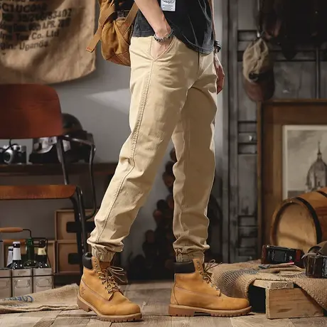 Modi Nick/摩帝尼克时尚潮流百搭男士工装裤春夏纯棉潮牌工装裤商品大图