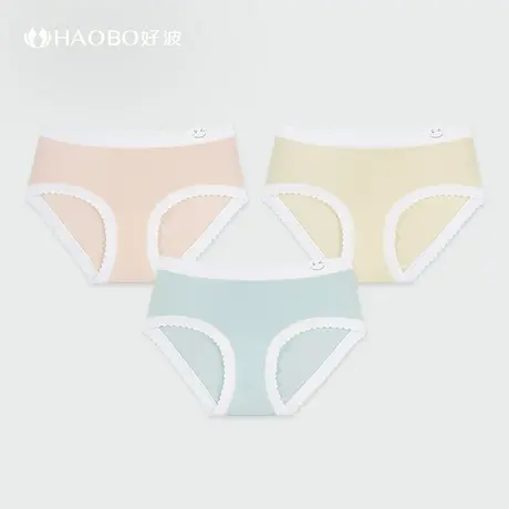 【79元3条】女三角裤中腰性感内裤聚乳酸抑菌舒适透气内裤HKW2406商品大图