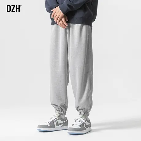 男士灰色重磅卫裤男潮牌春夏裤子2023新款潮牌运动裤百搭宽松男裤商品大图