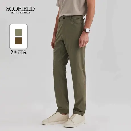 【秒杀】SCOFIELD【四面弹】男装25年夏季新款直筒简约通勤休闲裤商品大图