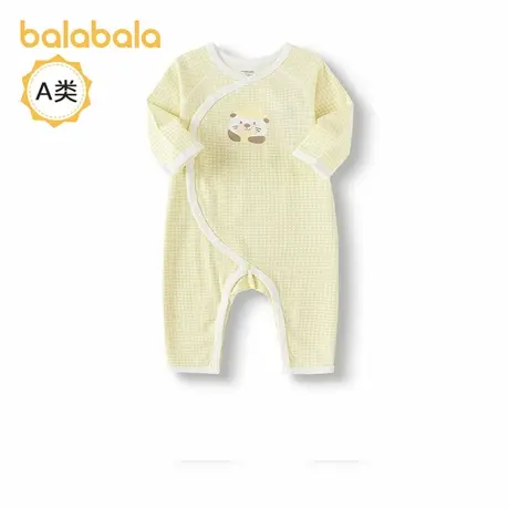 【商场同款】巴拉巴拉新生儿衣服宝宝连体衣哈衣爬服2025新款夏装图片