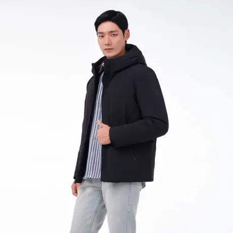 【一衣三穿】坦博尔奥莱男士短款羽绒服可脱卸内胆加厚保暖外套冬商品大图