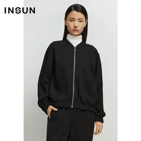 恩裳奥莱春季图案立体感短外套商品大图