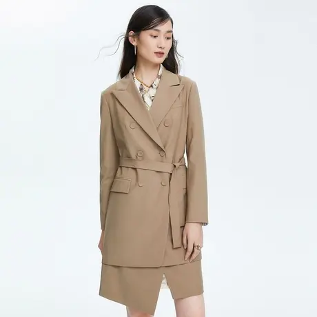 俪雅/LANCY商场同款新款薄风衣通勤中长款外套女专柜正品奥莱图片