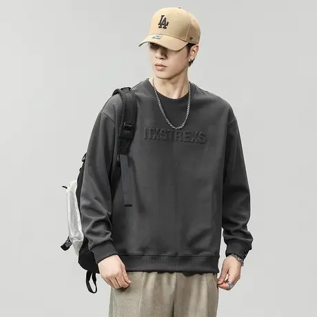 高档男士卫衣多色加绒可选秋冬款休闲卫衣潮牌秋季男装休闲卫衣商品大图