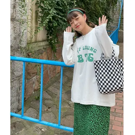 红续2023春装新款韩版薄款套头圆领长袖卫衣女盐系宽松百搭慵懒风图片