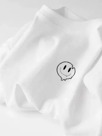 潮牌仿棉短袖t恤女夏季2023年新款宽松小众上衣学生半袖体恤上衣图片