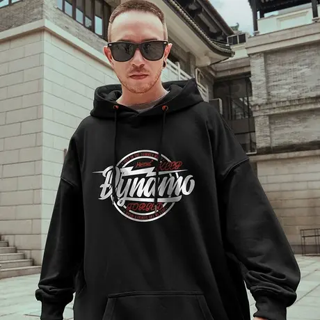 卫衣男连帽2023新款潮牌ins情侣装大码秋冬加绒加厚胖子外套帽衫图片