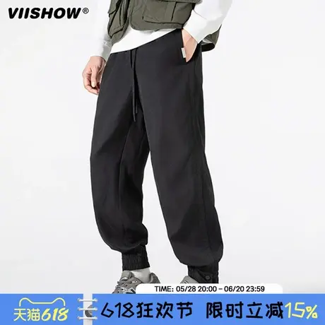 VIISHOW2025春新款休闲裤山系露营徒步2025年情侣冲锋裤四季长裤商品大图