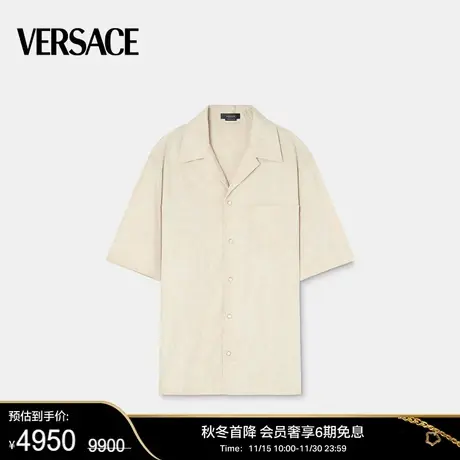 【新年礼物】 VERSACE/范思哲男士Barocco Silhouette青年布衬衫商品大图