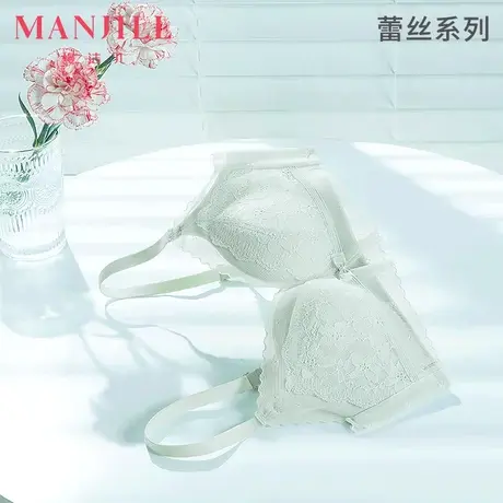 【直播专享】熳洁儿内衣女蕾丝性感胸罩轻薄无痕美背收副乳文胸商品大图