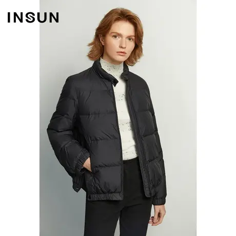INSUN恩裳冬季面包服纽扣羽绒服图片