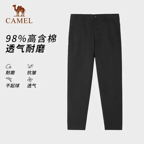 【机能工装裤】骆驼户外休闲裤男长裤2024夏季宽松廓形弹力工装裤商品大图
