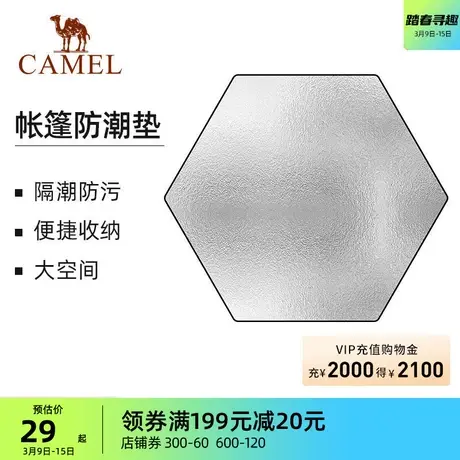 骆驼防潮垫野餐垫加厚户外露营帐篷地垫隔潮垫音乐节神器折叠坐垫商品大图