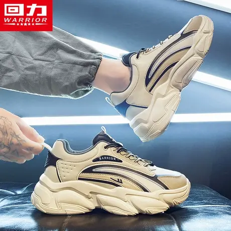 回力春季男鞋子潮流百搭跑步休闲青少年运动厚底老爹ins炸街潮鞋商品大图