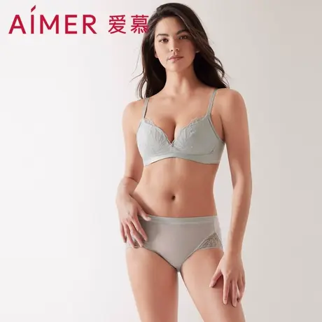 爱慕内衣女缎舞薄款透气中腰平角裤内裤AM238271图片