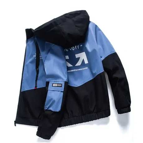 青少年春秋外套男2023年新款春季男装大童薄夹克初中高中学生春装商品大图