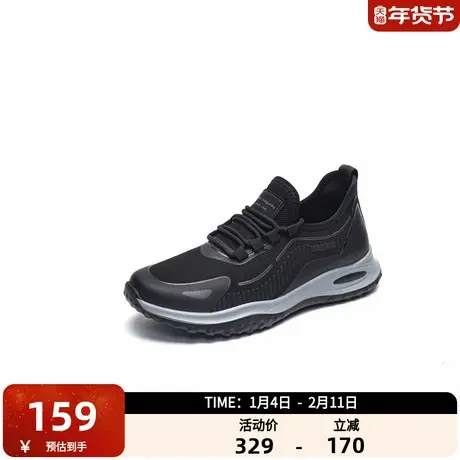 红蜻蜓男鞋2024新款秋季软底运动鞋男网面透气休闲旅游鞋中年鞋子商品大图