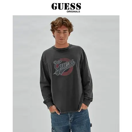 GUESSOriginals男士印花时尚经典长袖T恤-M4RI47K9XF1商品大图