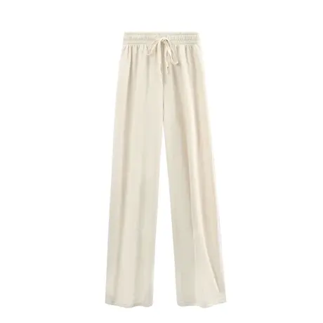 时尚气质休闲直筒裤2023年秋季新款女士气质温柔高腰显瘦通勤裤子商品大图