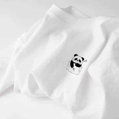 白色短袖t恤女2023新款夏季小众设计感夏装体恤纯棉宽松半袖上衣商品大图