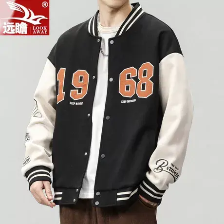 远瞻男士夹克春秋季2023新款宽松休闲上衣棒球服夹克学生装外套男商品大图