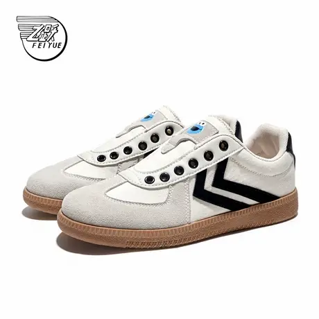 feiyue/飞跃x芝麻街联名帆布鞋春夏款一脚蹬无鞋带百搭情侣款板鞋图片