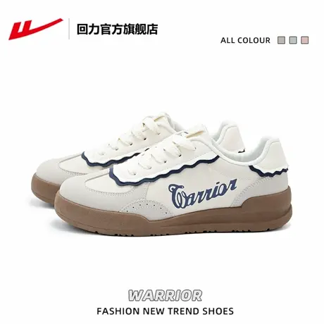 回力官方旗舰店女款德训鞋2025夏季新款软底百搭小白鞋复古休闲鞋商品大图