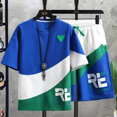 13青少年帅气套装男孩12-15岁高中初中学生短袖t恤14大童男装夏装商品大图