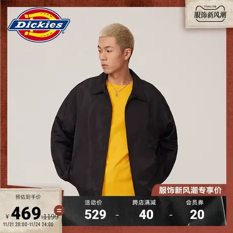 Dickies 春夏艾森豪威尔设计灵感飞行员工装夹克宽松图片