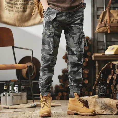 Modi Nick/摩帝尼克休闲潮流迷彩工装裤潮流裤子百搭舒适男款裤子商品大图