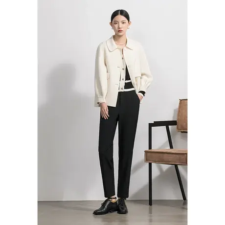 Yifini/易菲裤子女九分裤休闲裤通勤西装裤垂感西裤女秋新款商品大图