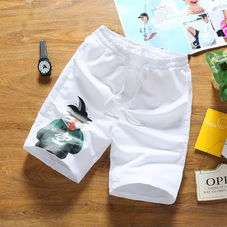 短裤男夏季薄款运动4外穿3分四分ins潮牌6五分休闲沙滩5三分中裤商品大图