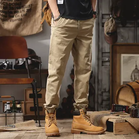 Modi Nick/摩帝尼克休闲潮流男士工装裤潮流束脚休闲裤宽松男裤子商品大图