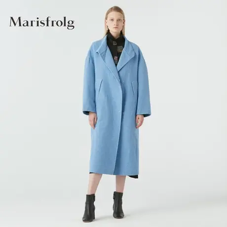 玛丝菲尔毛呢外套图片