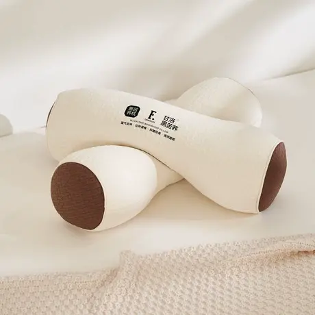 恒源祥黑苦荞草本填充枕头学生成人呵护颈椎睡眠抗菌骨头枕单只商品大图