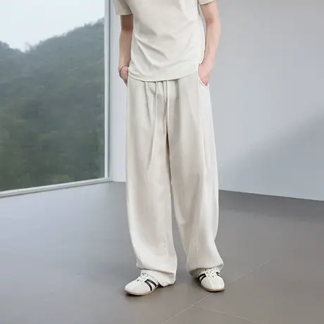 Lilbetter「100%莱赛尔」天丝垂感水洗牛仔裤夏季轻薄冰丝长裤男商品大图