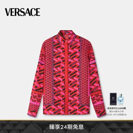 VERSACE/范思哲 女士La Greca真丝衬衫商品大图