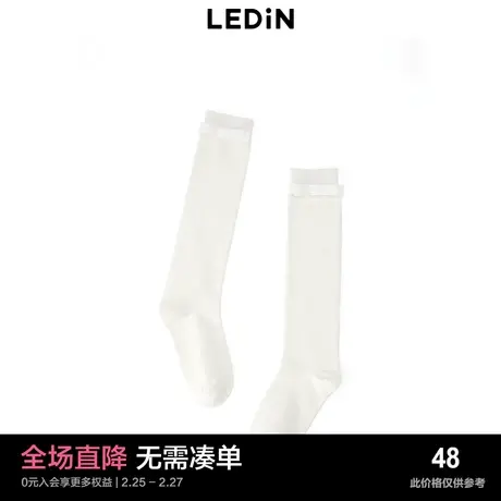 【商场同款】乐町秋冬甜美可爱蝴蝶结小腿袜C1YGD4256商品大图