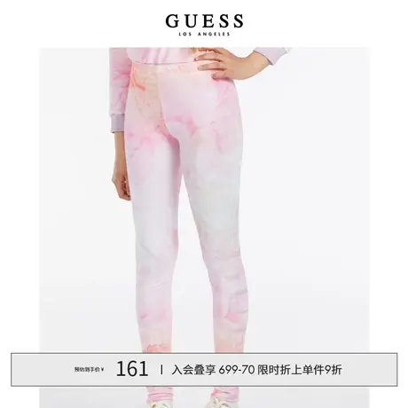 【38上新季】GUESS 秋童装女童时尚印花休闲裤图片