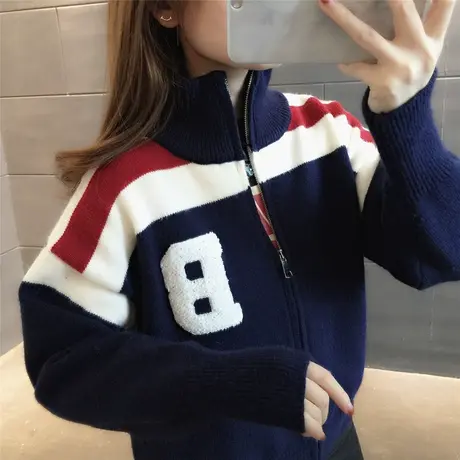 毛衣2023年新款女装秋冬季秋款秋装女士针织开衫宽松百搭外穿爆款商品大图