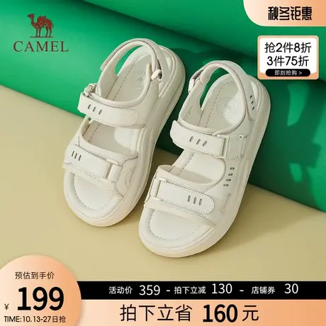 骆驼女鞋2023夏季新款简约休闲运动凉鞋运动街头风潮酷时尚沙滩鞋商品大图