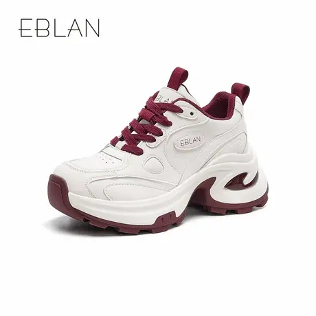 EBLAN/伊伴厚底增高老爹鞋2025夏季新款舒适运动鞋时尚百搭休闲鞋商品大图
