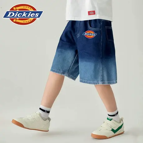 Dickies童装男童裤子夏季儿童夏款牛仔五分裤男孩美式休闲短裤潮A图片
