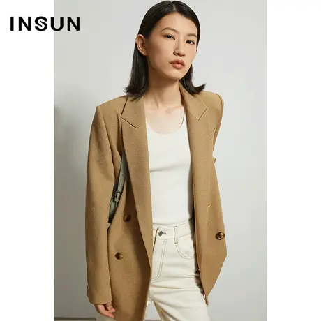 恩裳奥莱冬季西装领有型个性流行感小众士西装商品大图