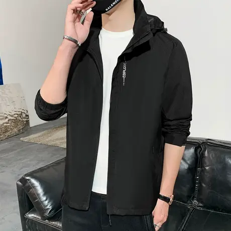 冲锋衣户外登山外套男士春秋季新款休闲潮牌夹克骑行痞帅潮三合一商品大图