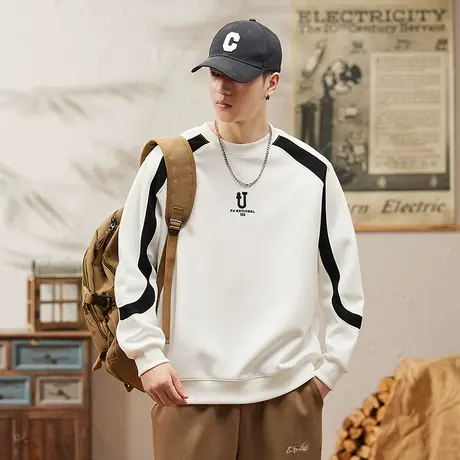 潮流高档男士卫衣青少年潮牌男装多色可选时尚舒适秋款潮流男装商品大图